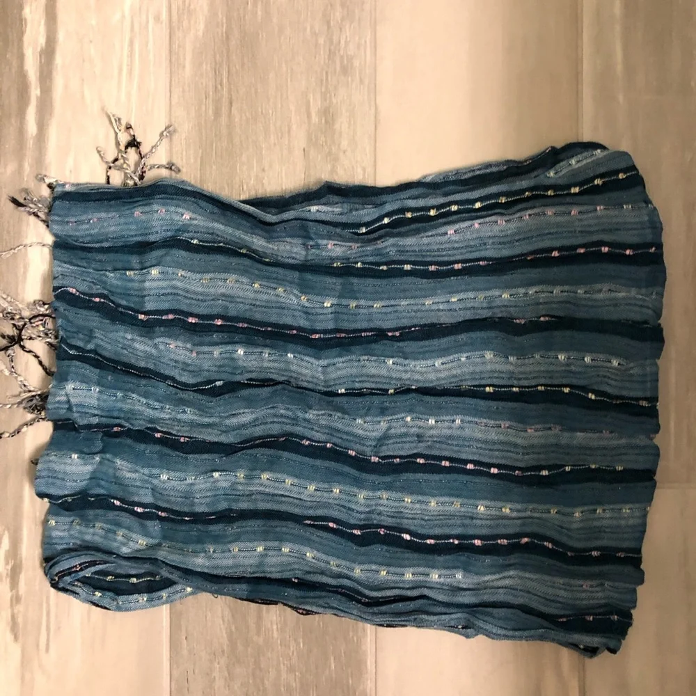 Tramp Blue Pink Shawl Wrap